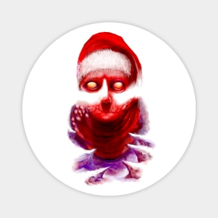 SANTACLAUS MERRY CRISTMAS RED XMAS ZOMBIE XMAS Magnet